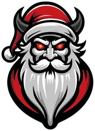 XmasHorror demon santa logo